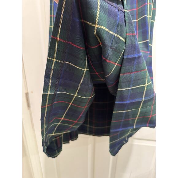 Vtg Pendleton Wool Plaid Pleated Skirt Sz 14 Signature Tartan Academia USA Made - Picture 7 of 7